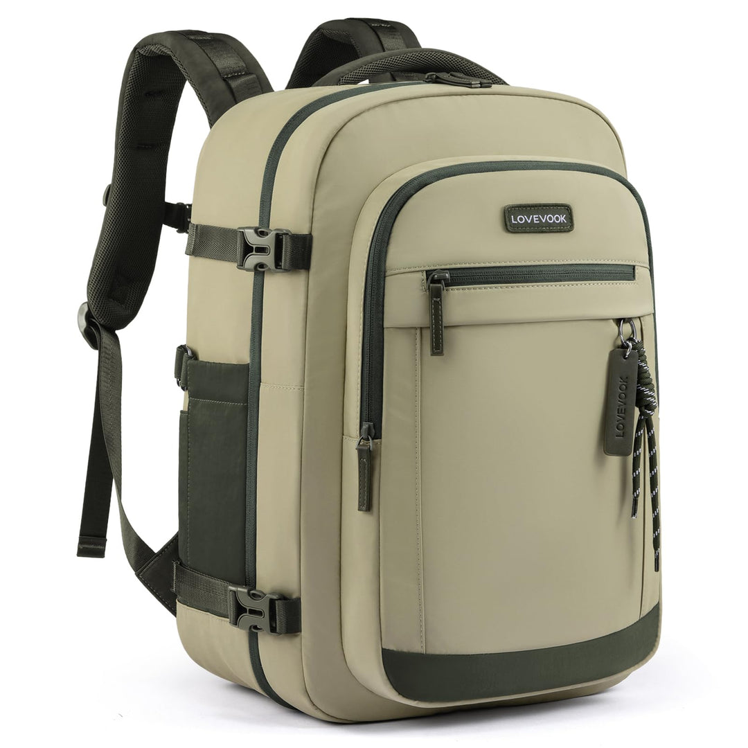 LOVEVOOK Rucksack Handgepäck Flugzeug 40L Gross Reiserucksack Damen 45x36x20 | Travel Backpack für 1