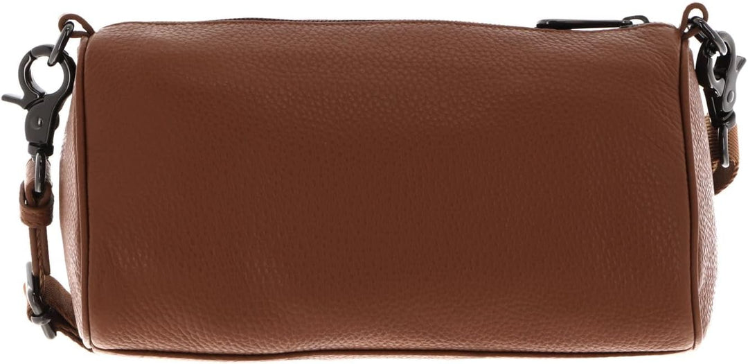 Mandarina Duck Mellow Leather Crossover Bag Indian Tan