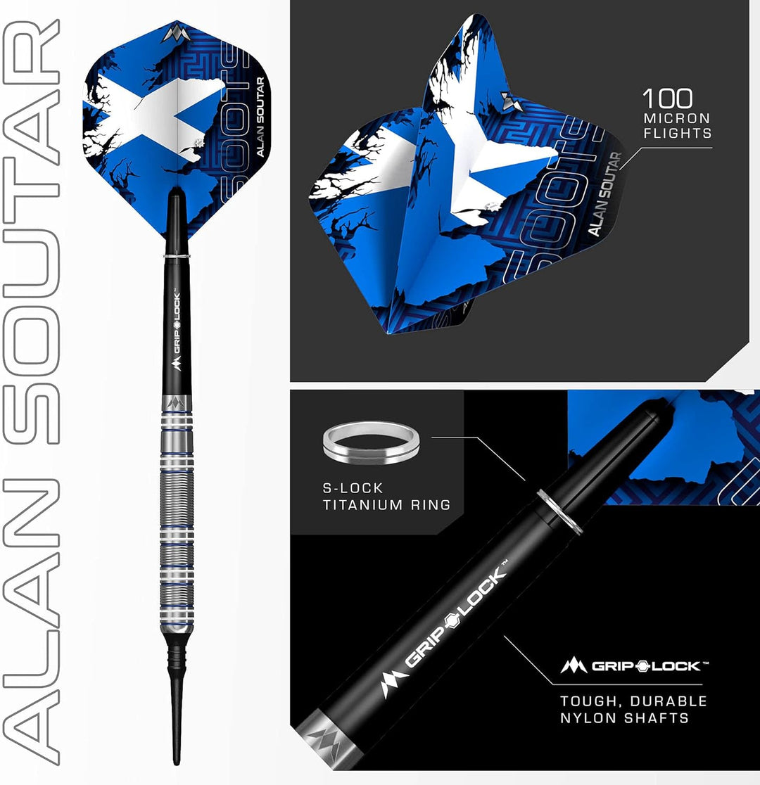Mission Alan Soutar Blue & White 90% Softdarts 22 Gramm