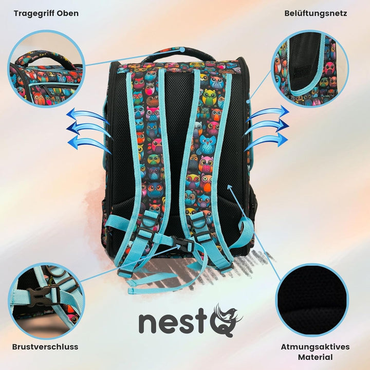 Rucksack für Hunde und Katzen, Maxim 5kg, Ergonomischer Träger mit Belüftung, Transport-Rucksack, Pa