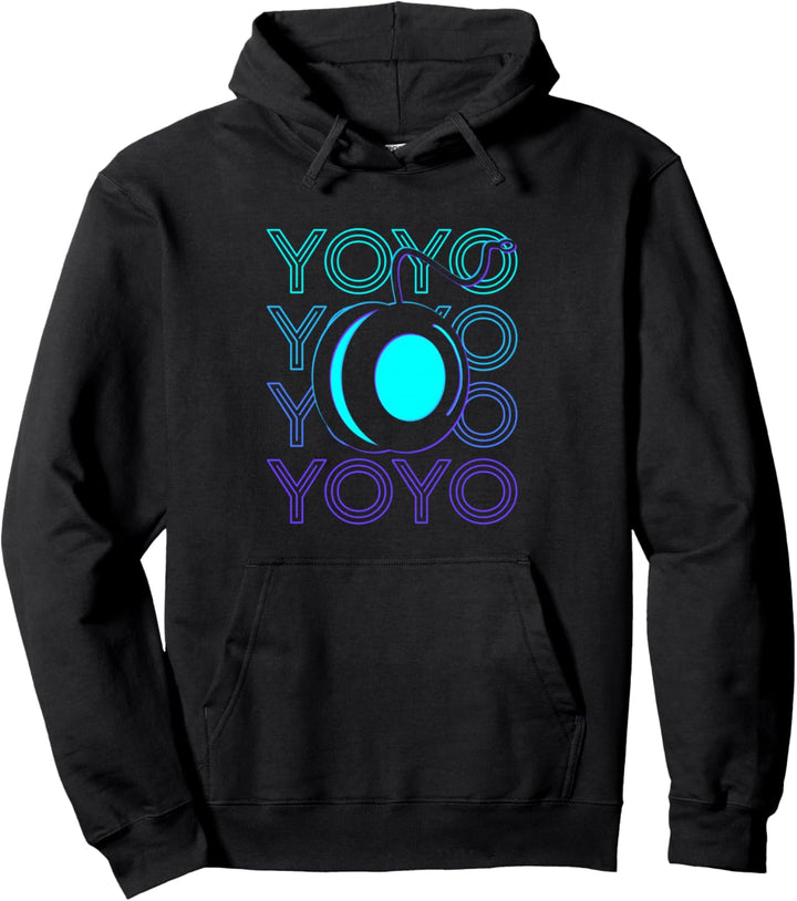 Yoyo Spieler Retro Pullover Hoodie