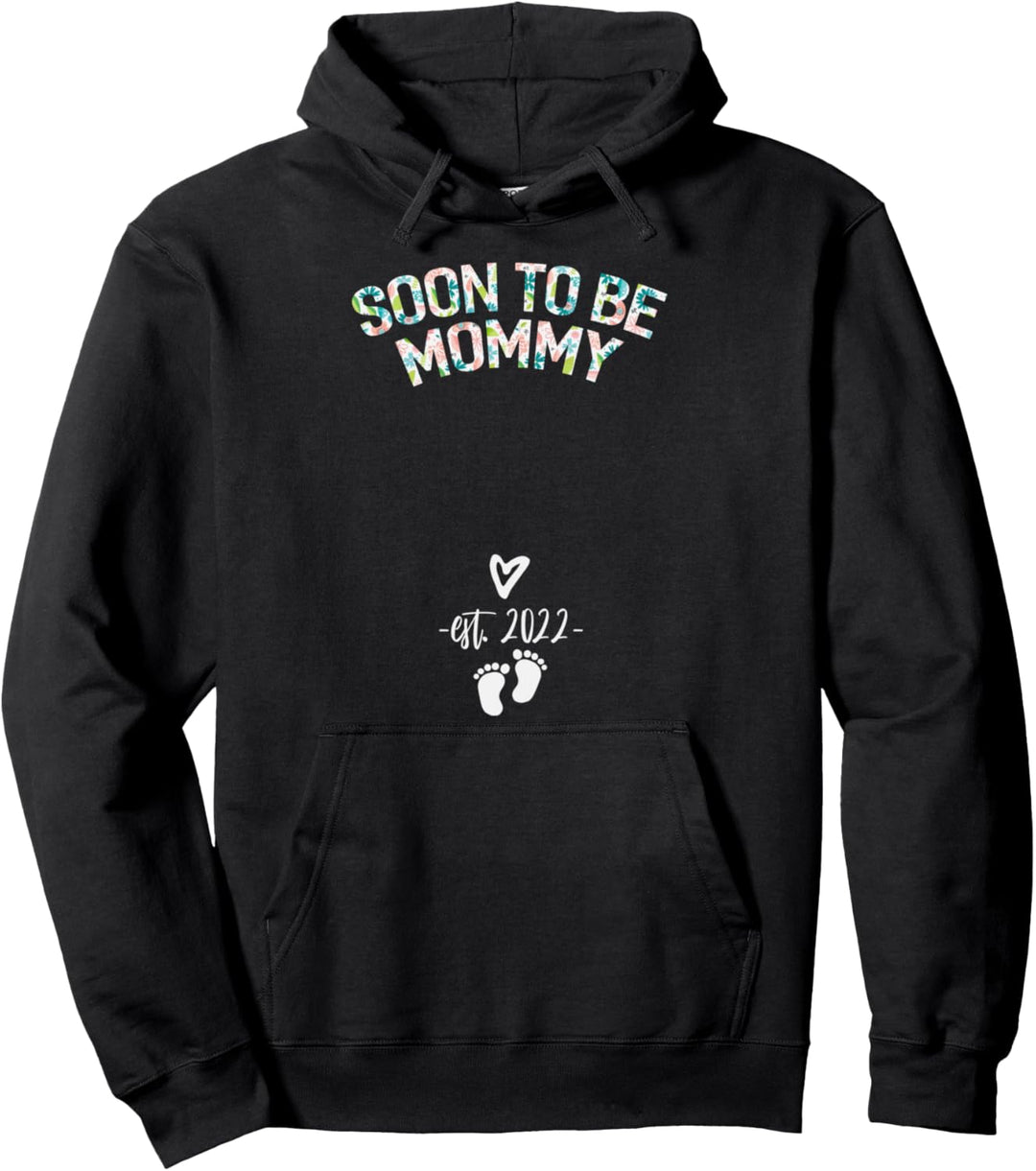 Mama 2022, Mutter werden Geschenk, Befördert zur Mami, Damen Pullover Hoodie