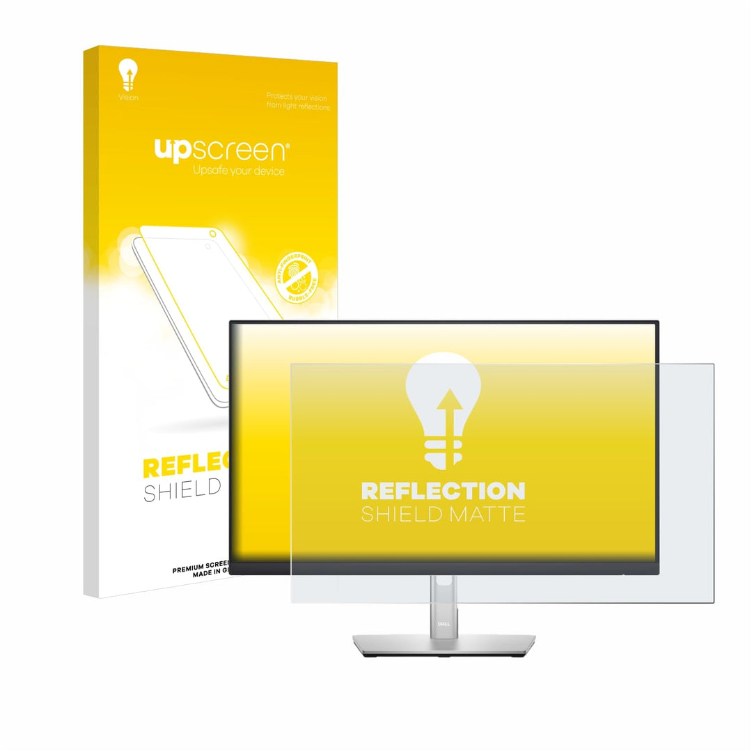 upscreen Entspiegelungs-Schutzfolie für Dell P2422H Displayschutz-Folie Matt [Anti-Reflex, Anti-Fing