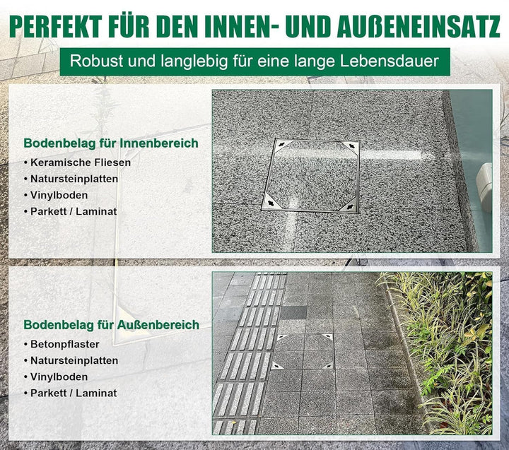 Schachtabdeckung Edelstahl V2A Lichte Weite: 600x450 mm | H: 60 mm Lichte Weite: 600 x 450 mm, Licht