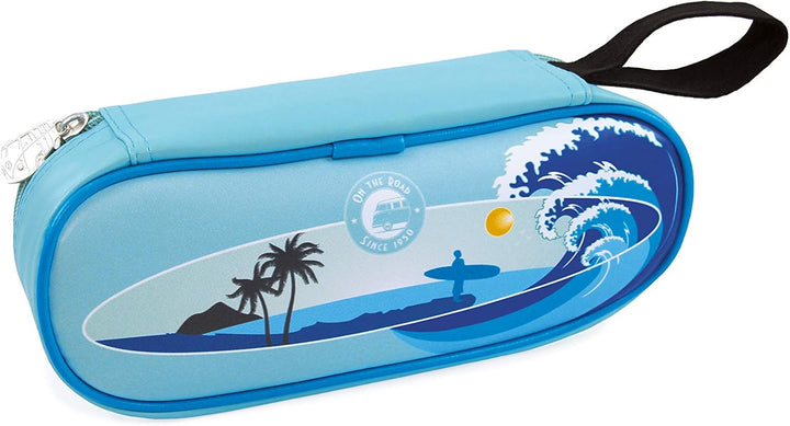 BRISA VW Collection - T1 Bulli Bus Federmäppchen Federtasche Hellblau, Hellblau