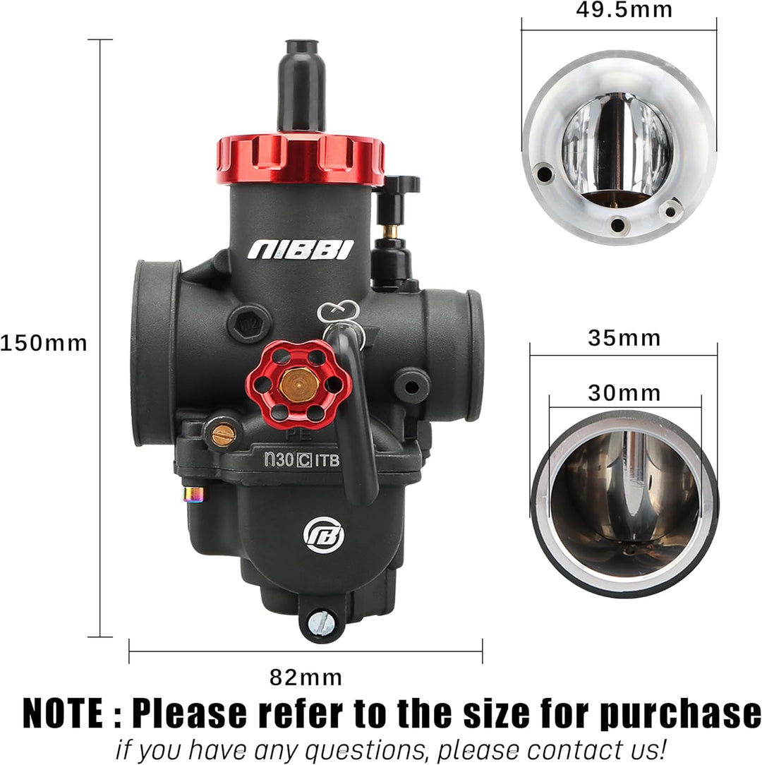 Nibbi PE30mm Vergaser Maximieren Sie die Leistung Ihres Offroad-Motorrads PE-30MM, PE-30MM