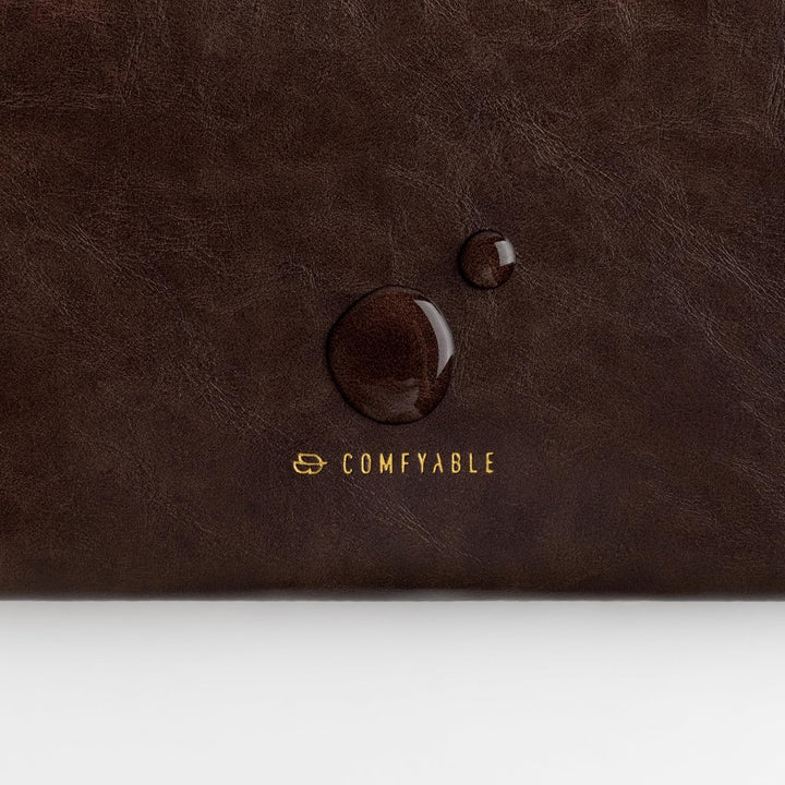 Comfyable Leder Laptop Hülle Kompatibel mit 16 Zoll MacBook Pro M4 2024 & 15 Zoll MacBook Air M4 M3