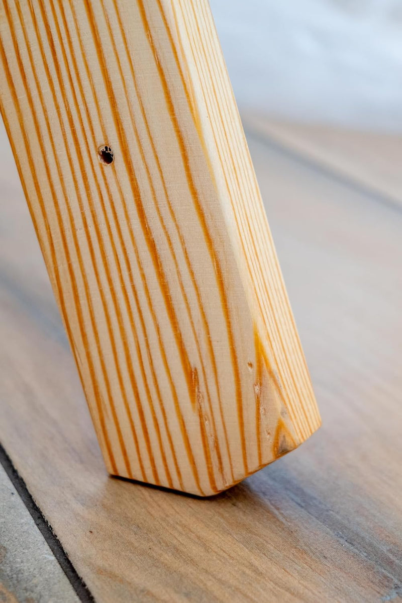 DRABEST - Holzleiter - für Malerarbeiten - 2X 3 Sprossen - m lang - bis 150 kg - Arbeitshöhe 0,95 m