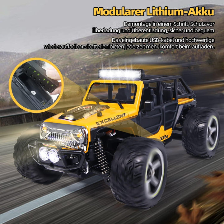 Ferngesteuertes Auto ab 8 6 4 3 Jahre, Monstertruck Ferngesteuert, Auto Ferngesteuert ab 6 Jahre, RC