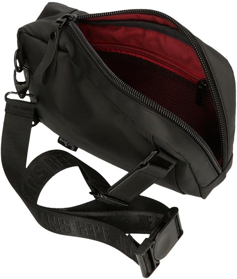Pepe Jeans Hoxton Umhängetaschen und Kulturbeutel, Schwarz und Blau, Polyester PU, verschiedene Grös