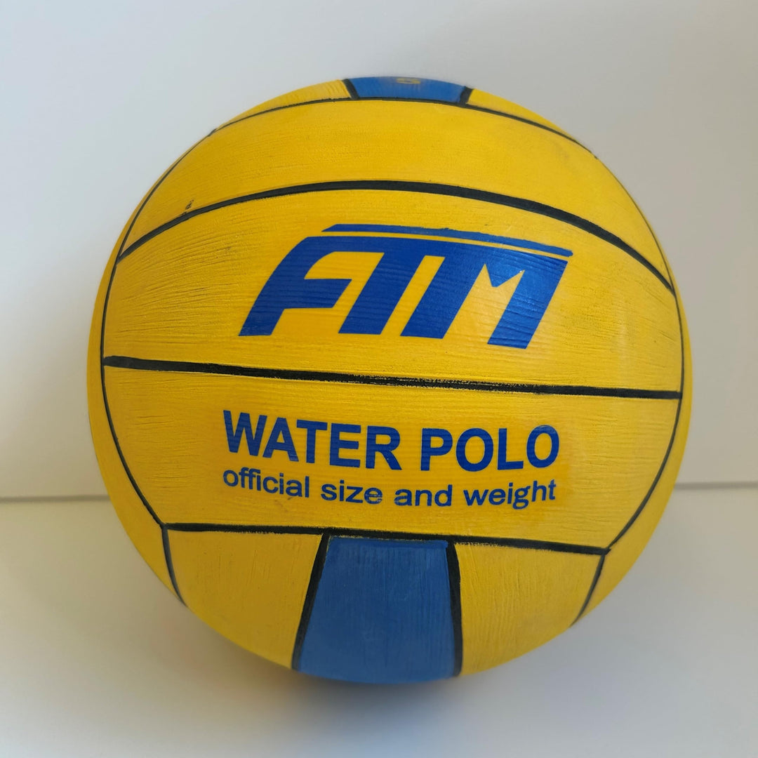 FTM Wasserpolo Ball Grösse 5 – Offizieller Wasserball mit extra Grip – Wettkampfqualität, 0.9–0.97 b