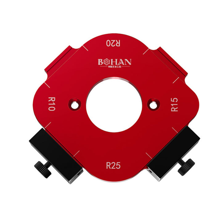 Eckradius-Frässchablonen, Aluminiumlegierung Radius Jig Router Templates, R10 R15 R20 R25 Radius Jig