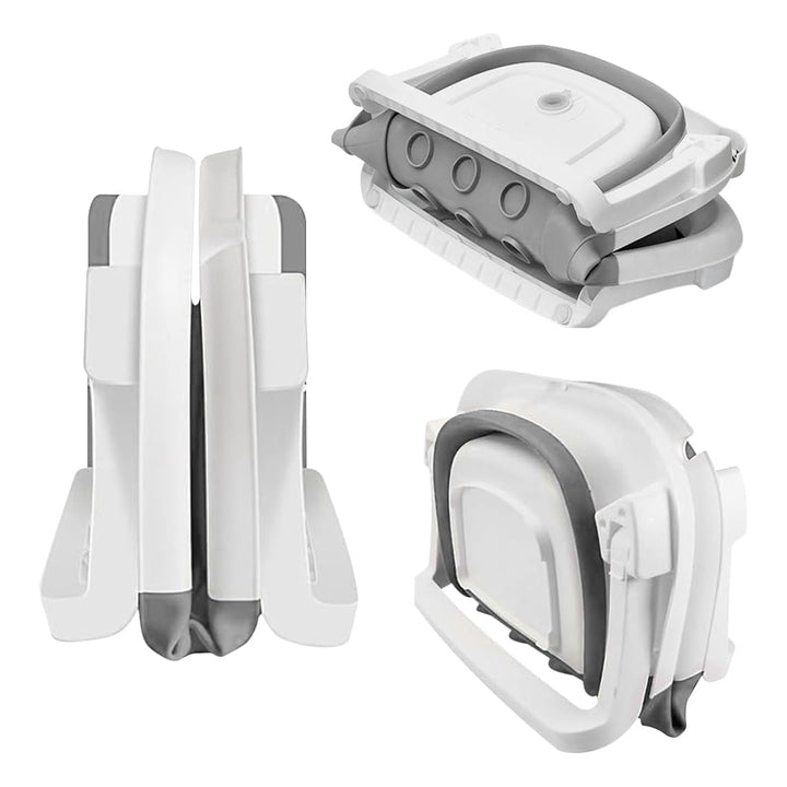 OHMG Faltbare Badewanne für Kinder, Babybadewanne, tragbar, multifunktional, grau, mit Ständer, mit