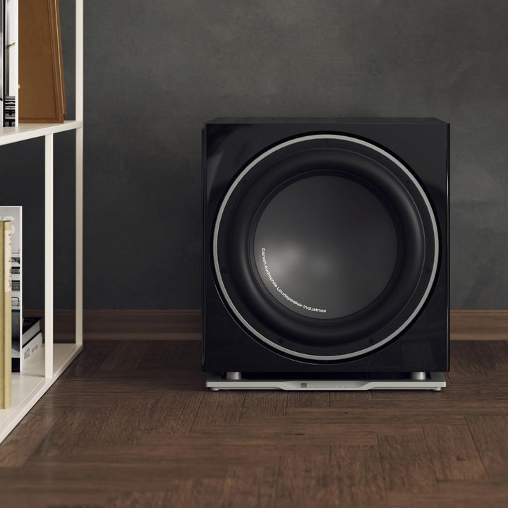 DALI SUB E-9 F Aktiv-Subwoofer - 9" Aluminium-Tieftöner, 170W RMS mit 220W Spitzenleistung, Elegante