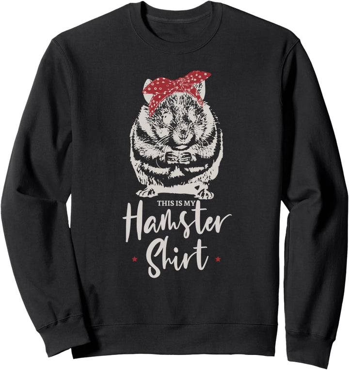 Netter Nager Hamster Spruch Retro Nagetier Sweatshirt