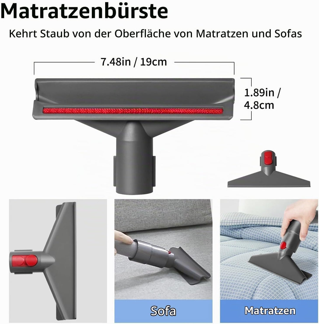 5 Stück Staubsauger Zubehör Set für Dyson Gen5 V7 V8 V10 V11 V12 V15 SV10 SV11, Staubsauger Ersatzte