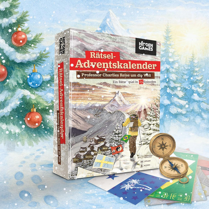 Hidden Games - Professor Charlies Reise um die Welt - EIN Rätselspiel in 24 Episoden - für 1-6 Perso
