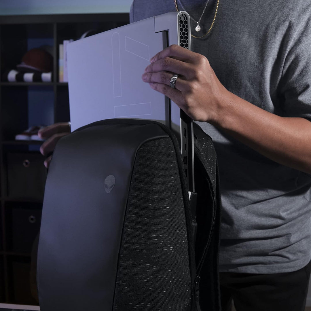 Alienware Horizon Slim Rucksack, 43,2 cm, Galaxy Weave Black 17 inch Schmaler Rucksack, 17 inch Schm