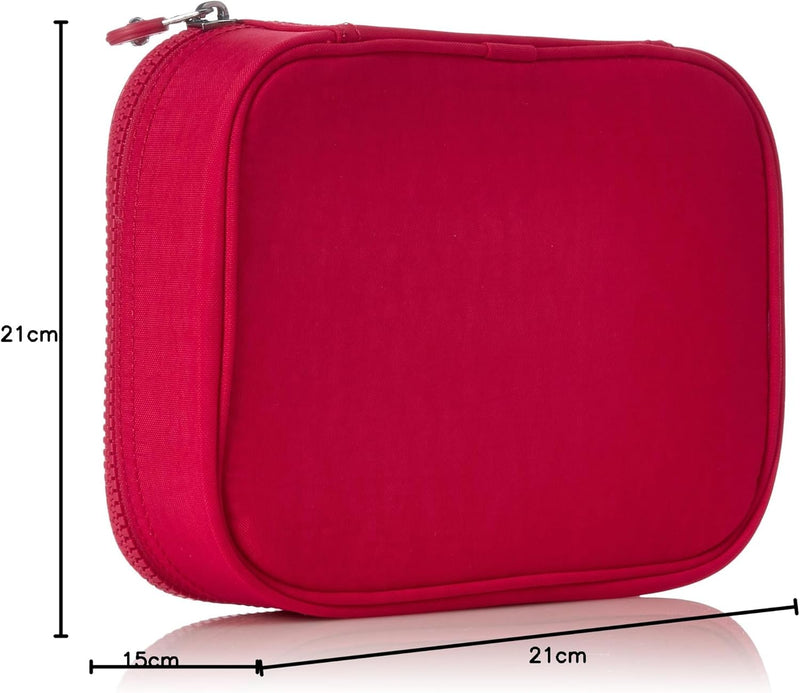 Kipling 100 PENS, Grosses Federmäppchen für bis zu 100 Stifte, 21 cm, 1.5 L, True Pink, True Pink