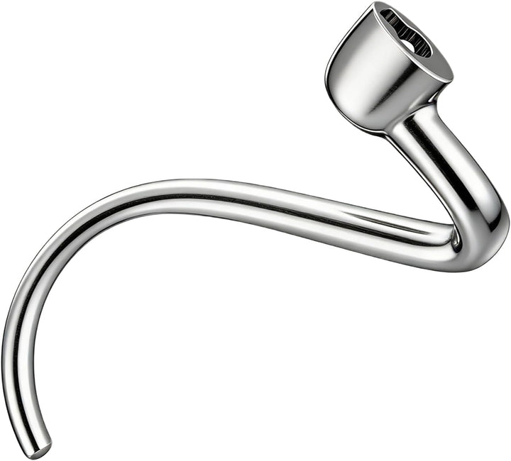 Edelstahl Knethaken für KitchenAid Küchenmaschine, Teighaken Aufsatz für Standmixer, Robuster Rührha