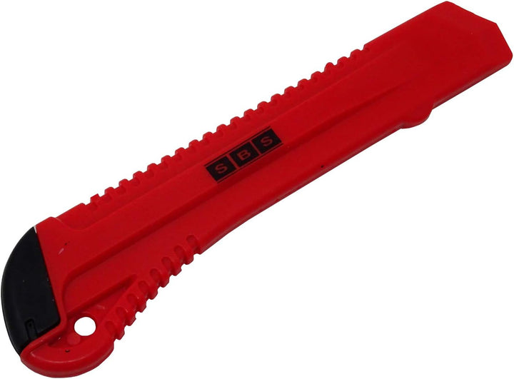 SBS Cuttermesser | 100 Stück | Teppichmesser für 18mm Abbrechklingen | Für Kartons, Bastelarbeiten u