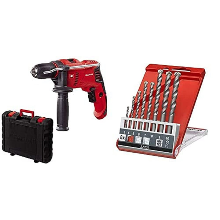 Einhell Schlagbohrmaschine TE-ID 500 E (500 W, Bohrleistung Ø Holz 25 mm, Beton 10 mm, Metall 8 mm,