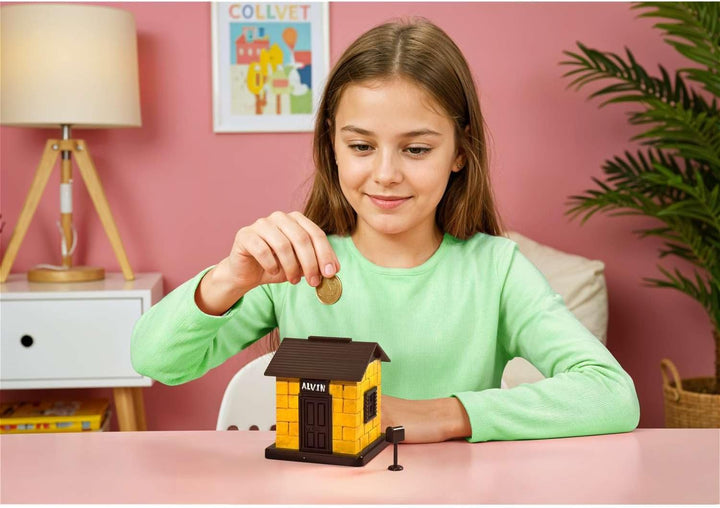 4M KidzLabs Kleiner Architekt Baumeister – Pädagogisches Set zum Bauen von Miniaturmodellen aus echt