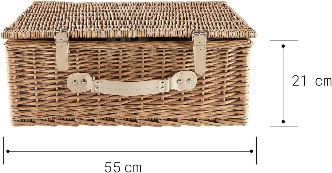 BUTLERS A DAY IN THE PARK Picknickkorb für 4 Personen B 55 x T 37cm