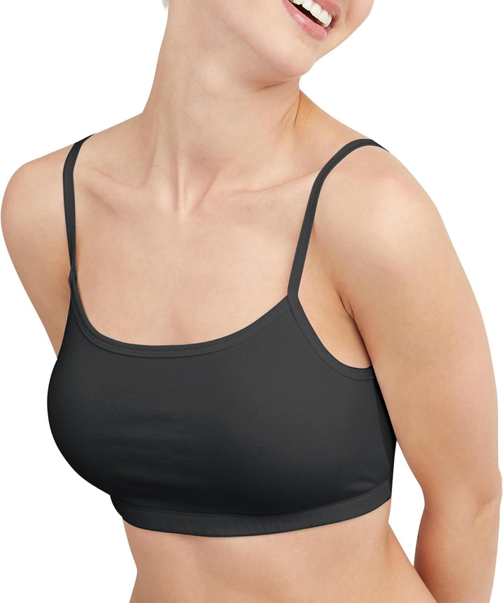 Hanes Damen BH (3er Pack) M Schwarz/Gewürzfeige/Terra Rot, M Schwarz/Gewürzfeige/Terra Rot