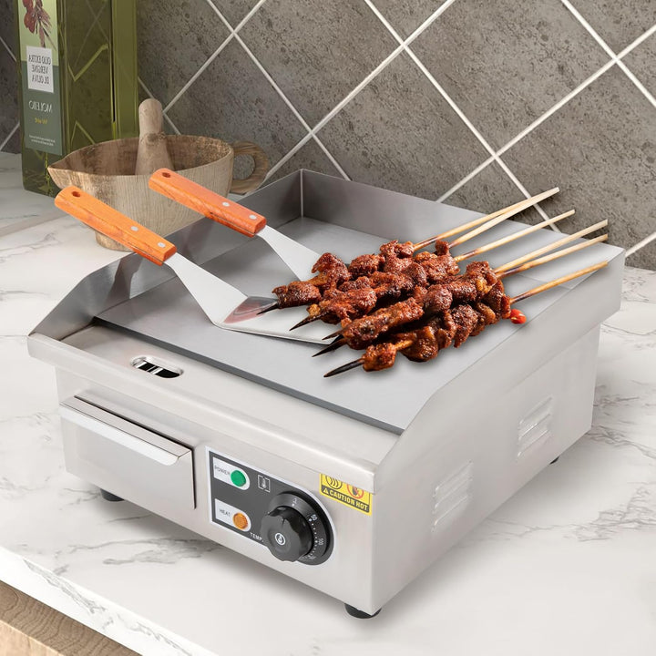 Kommerzieller Elektrischer Grillteller Elektrisch Beheizte Grillplatte/Bratplatte Grill-Wärmehaltepl