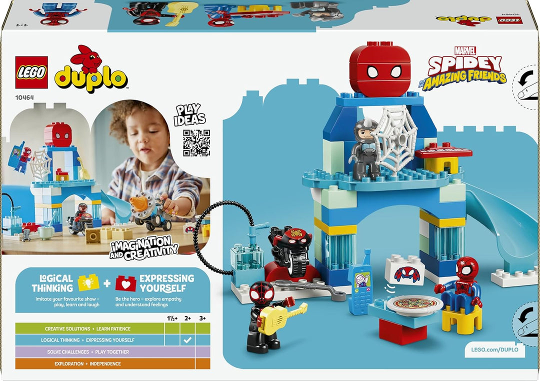 LEGO DUPLO | Marvel Team Spideys Hauptquartier - Lernspielzeug zur Förderung der Motorik - Kleinkind
