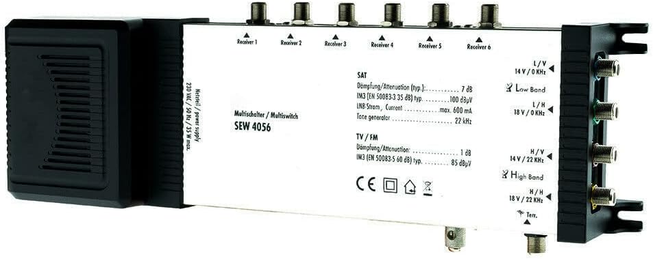 Vivanco SAT Multischalter 5/8 digital