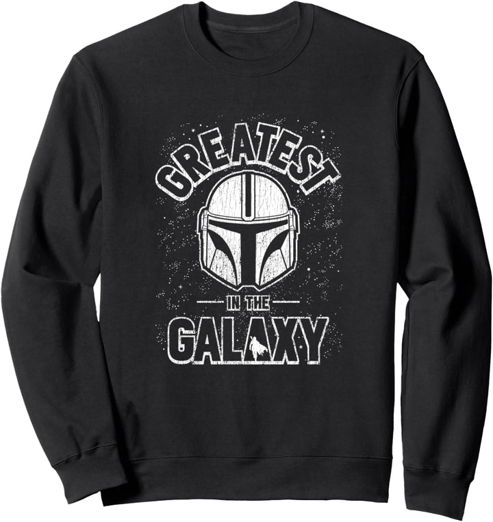 Star Wars: The Mandalorian Helmet Father's Day Greatest Dad Sweatshirt