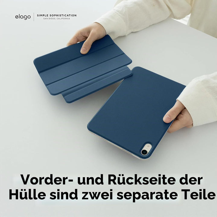 elago Magnetische Folio Hülle Kompatibel mit iPad Mini 8.3 Zoll 6. Generation - Rückwand kann an Met