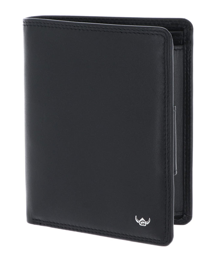 Golden Head Polo RFID Protect Kombischeintasche 12 cm schwarz, Schwarz