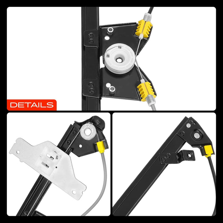 Frankberg 2x Fensterheber Elektrisch Vorne Links Rechts 9829889680 | Kompatibel mit Vivaro C Kasten