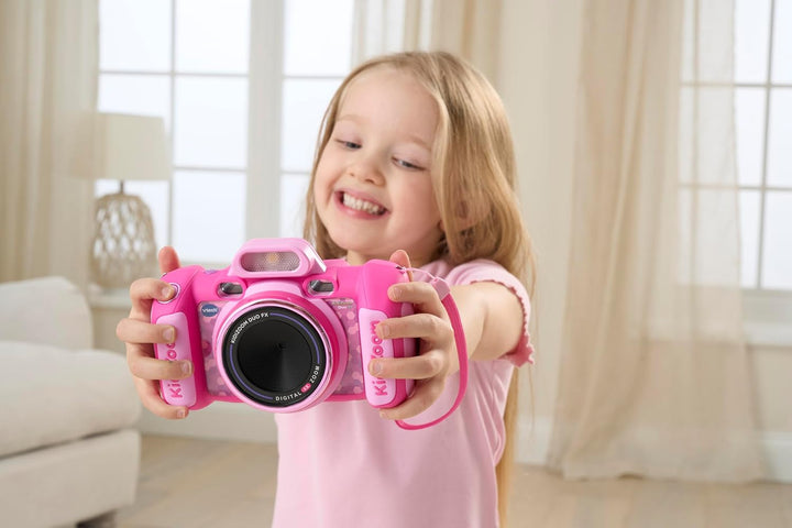 VTech KidiZoom Duo FX Kinderkamera mit Farbbildschirm, 8MP, Fotos, Selfies & Videos, AR-Filter, 20 S