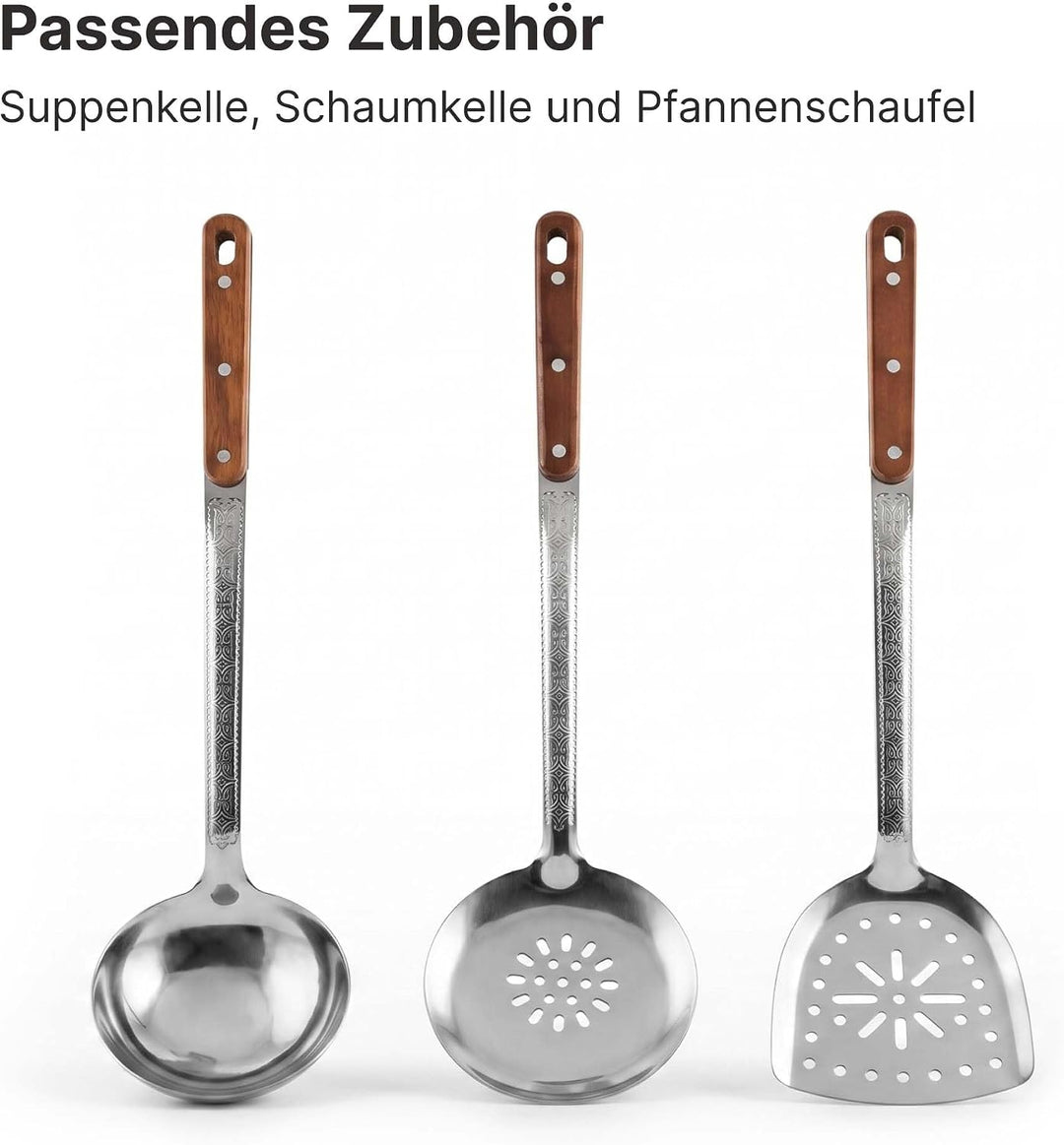 Super Set: Utschag Feuerstelle Ø36cm Stahl 2mm Kazan 10L Outdoor Feuerofen | Rauchrohr Luftklappe As