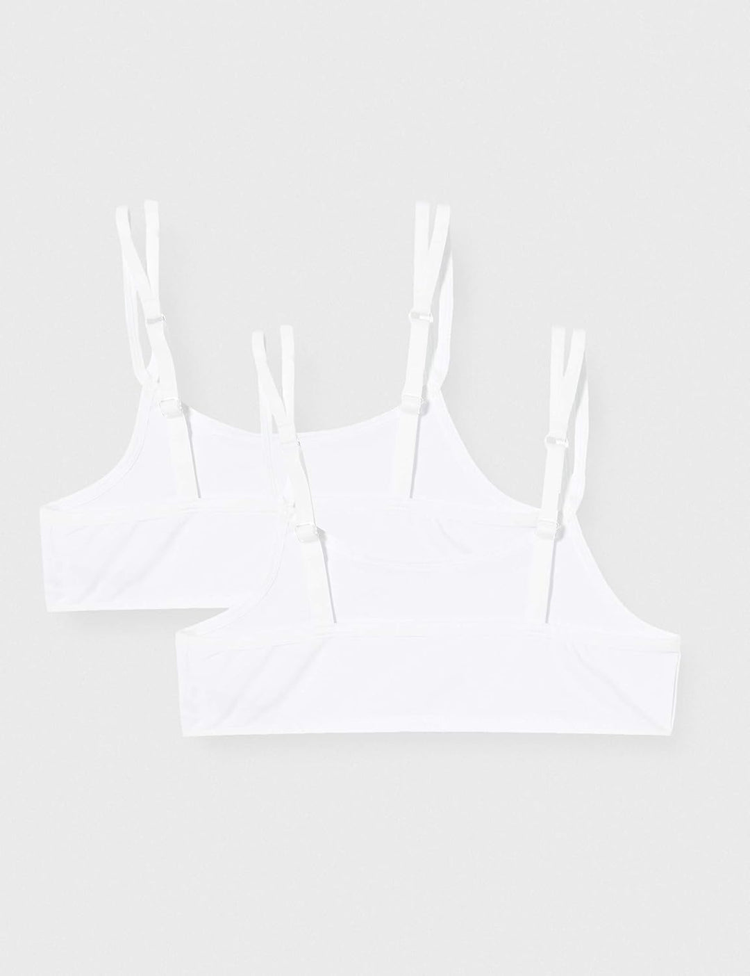 Skiny Mädchen T-Shirt-BH (2er Pack) 140 Weiss, 140 Weiß