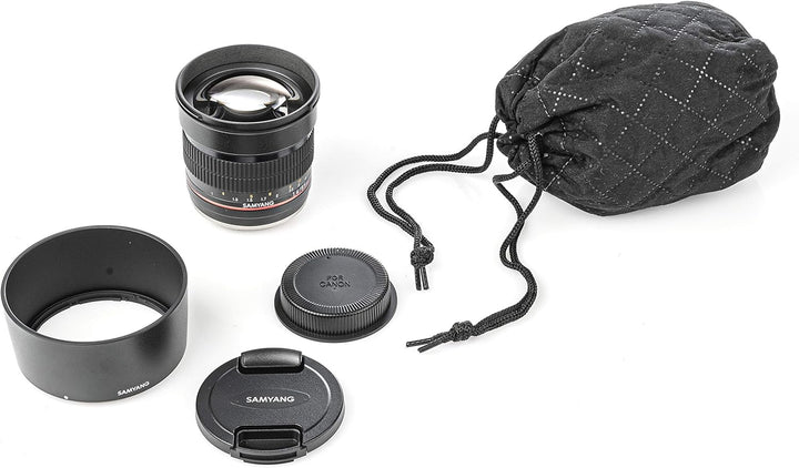 SAMYANG 881306 MF 85mm F1,4 AS IF UMC für Sony A – Vollformat Portrait Objektiv für Sony A-Mount, ge