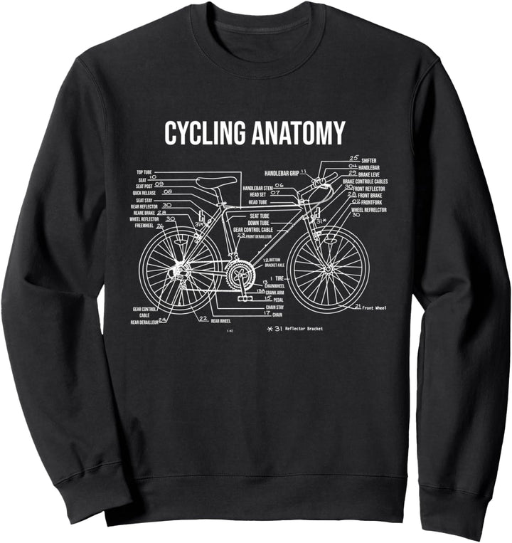 Rennrad Fahrrad Radsportler - Anatomie Radsport Radfahrer Sweatshirt