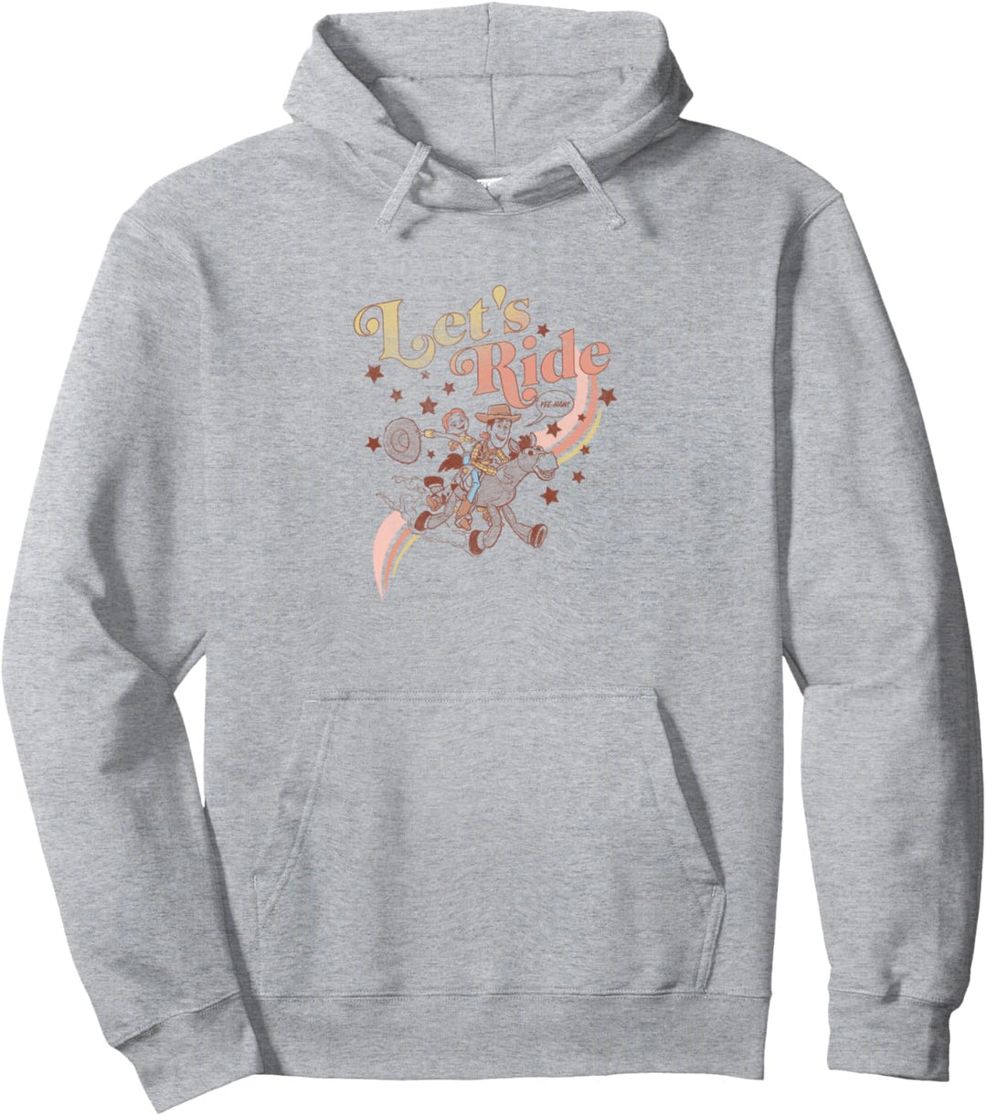 Disney Pixar Toy Story Jessie & Woody Let's Ride Gradient Pullover Hoodie