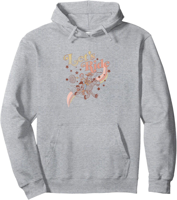 Disney Pixar Toy Story Jessie & Woody Let's Ride Gradient Pullover Hoodie