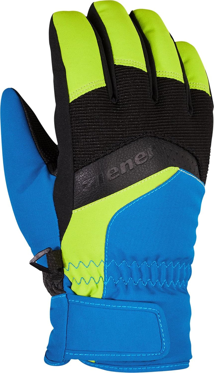 Ziener Jungen LABINO AS Ski-Handschuhe/Wintersport | Wasserdicht, Atmungsaktiv 7.5 Persian Blue, 7.5
