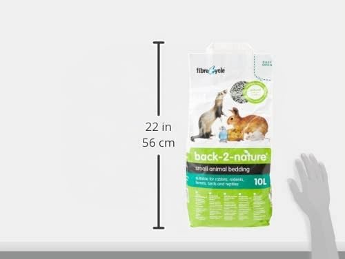 Back 2 Nature Einstreu & Streu (10l) – Hochabsorbierend, aus 99% Recyclingpapier, weich & sicher für