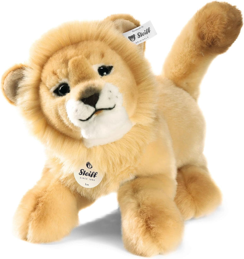 Steiff 065651 Tiere Schlenker Leo Löwe, Blond, 28 cm, Blond