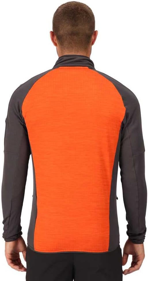 Regatta Hepley Fleecejacke für Herren leicht und dünn XXL Orange, XXL Orange
