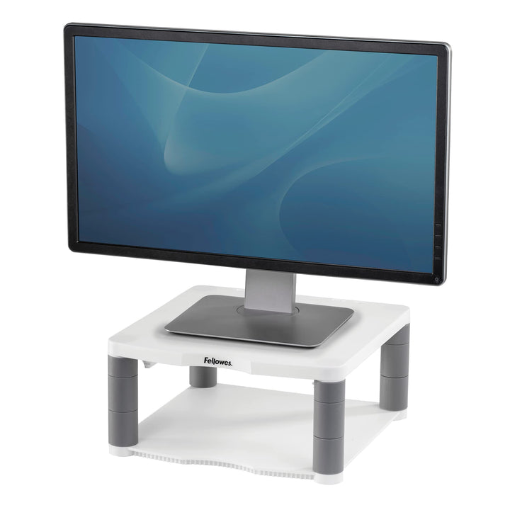 Fellowes Monitorständer Premium, höhenverstellbar in 5 Stufen, ergonomisch, sehr stabil für Monitore