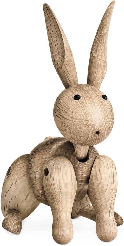 Kay Bojesen Kaninchen Figuren 16 cm Holzfiguren Weihnachtsdekoration, Holz 16 x 8 x cm Kaninchen, 16