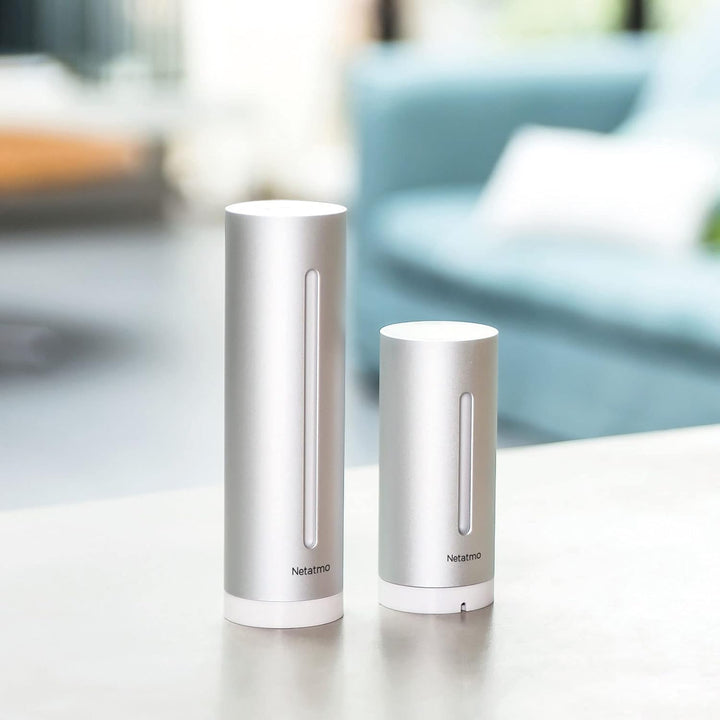 Netatmo Smarte Wetterstation mit Wandhalterung - WLAN, Funk, Innen- und Aussensensor & Windmesser fü